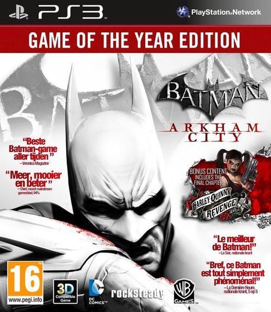 Batman Arkham City PS3 cover